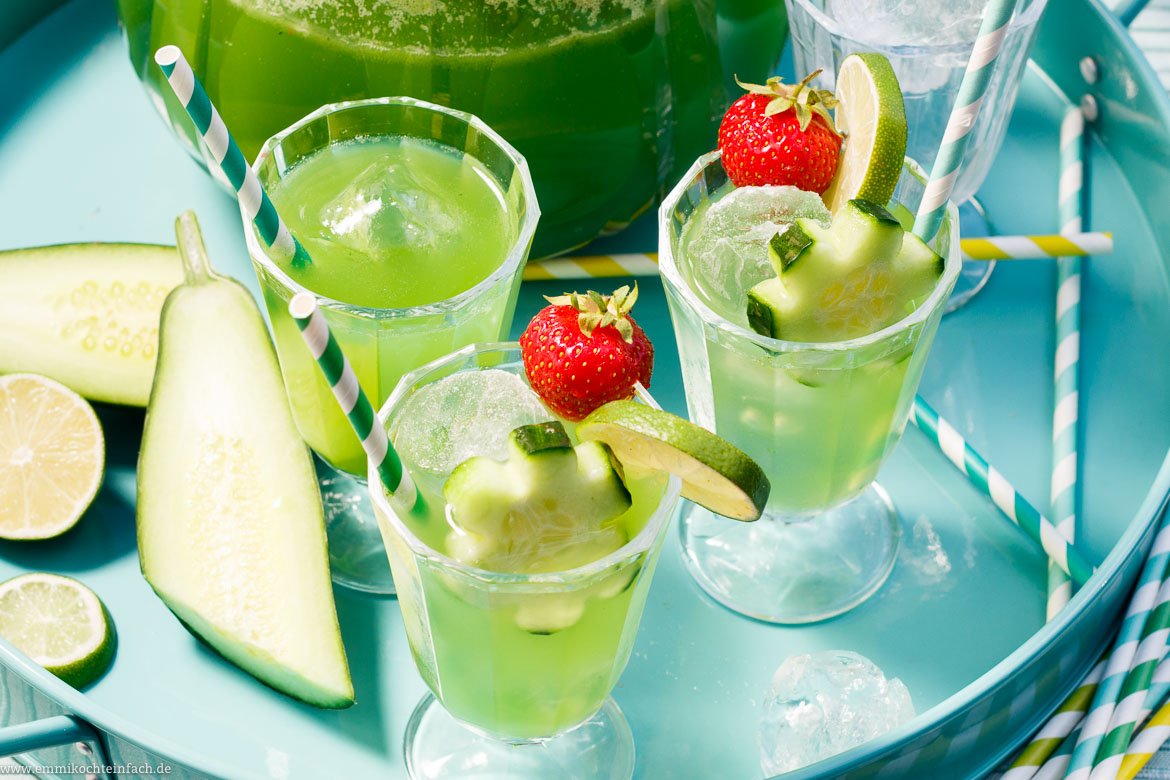 Die schnelle Limonade mit Limette und Agavendicksaft - www.qevorlanix.pro