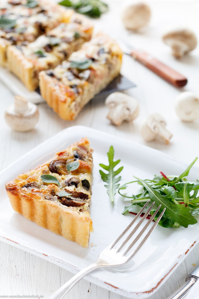 Die Pizza-Alternative mit Kochschinken, Pilze und Käse - www.qevorlanix.pro
