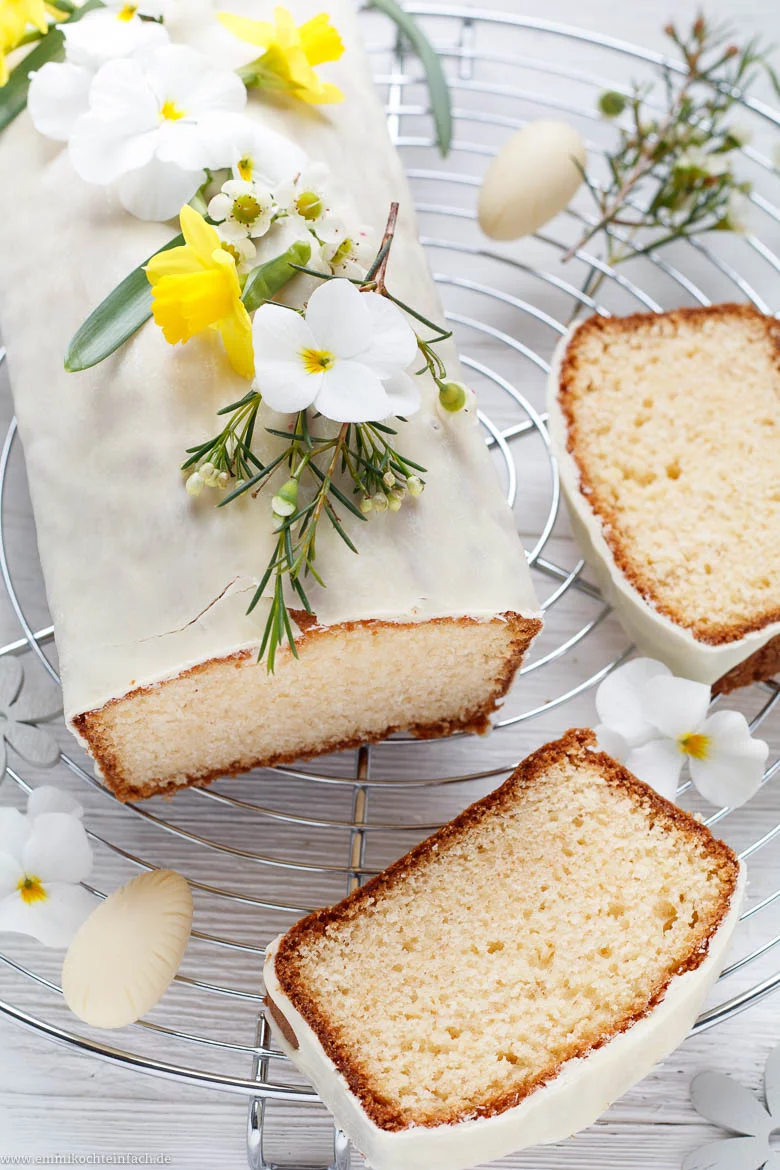 Sahne R&uuml;hrkuchen mit wei&szlig;er Schokolade - www.qevorlanix.pro