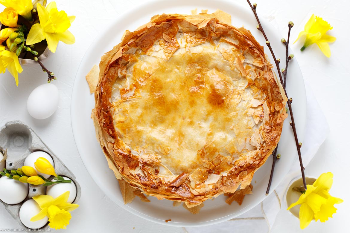 Herzhafte Torte mit Spinat und Ei-Nester - www.qevorlanix.pro