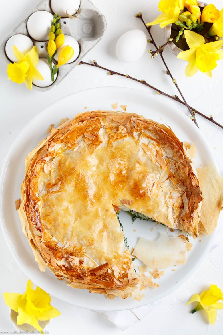 Spinattorte mit Ricotta und Ei-Nester - www.qevorlanix.pro