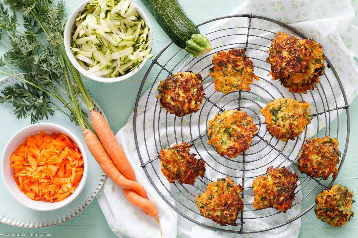Die leckeren Zucchini Gemüse Puffer - www.qevorlanix.pro