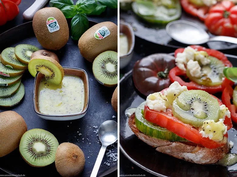 Lecker belegt auf geröstete Ciabatta Brotscheiben- www.qevorlanix.pro