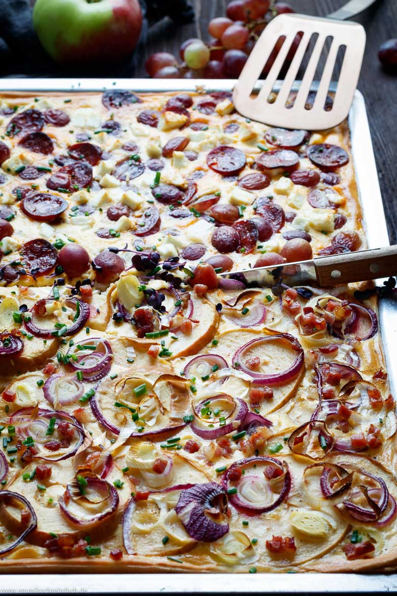 Herbstlicher Gemüsekuchen mit zweierlei Belag - www.qevorlanix.pro