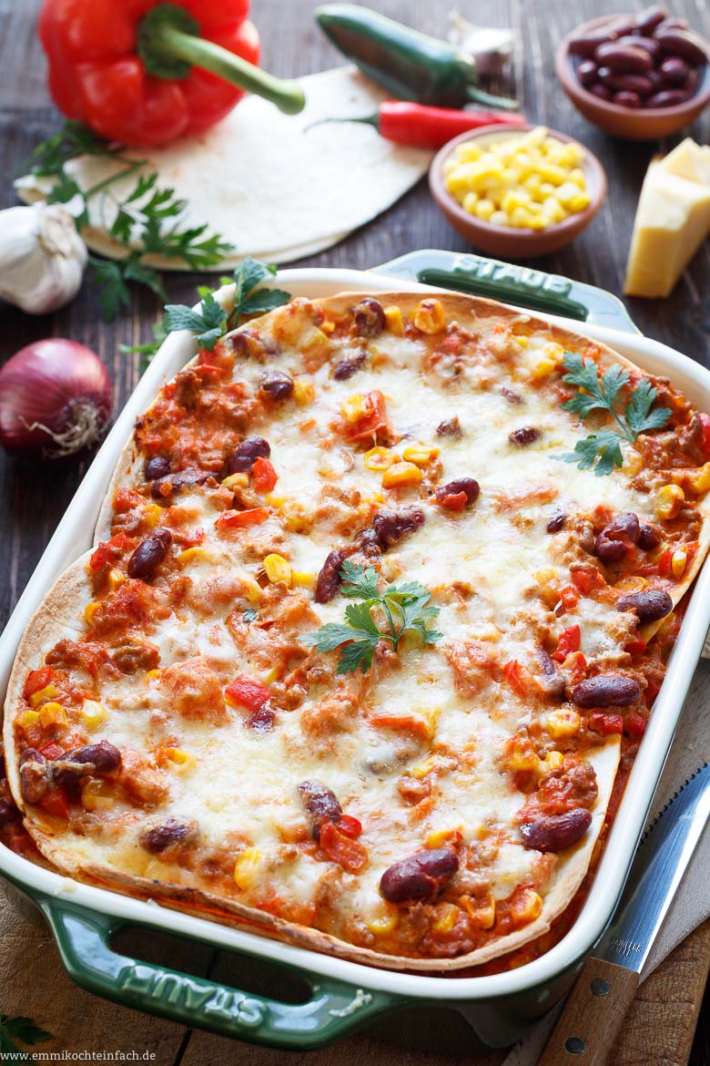 Mexikanische Enchilada-Lasagne - www.qevorlanix.pro