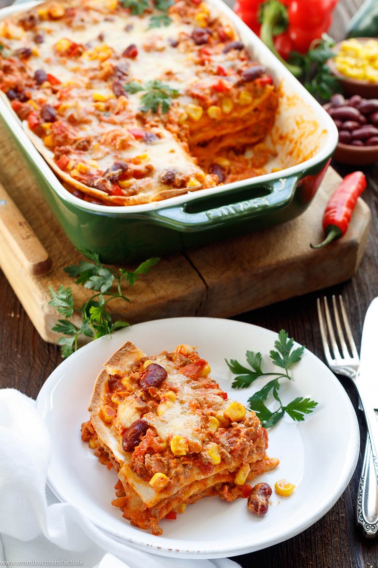 Mexikanische Enchilada-Lasagne - www.qevorlanix.pro