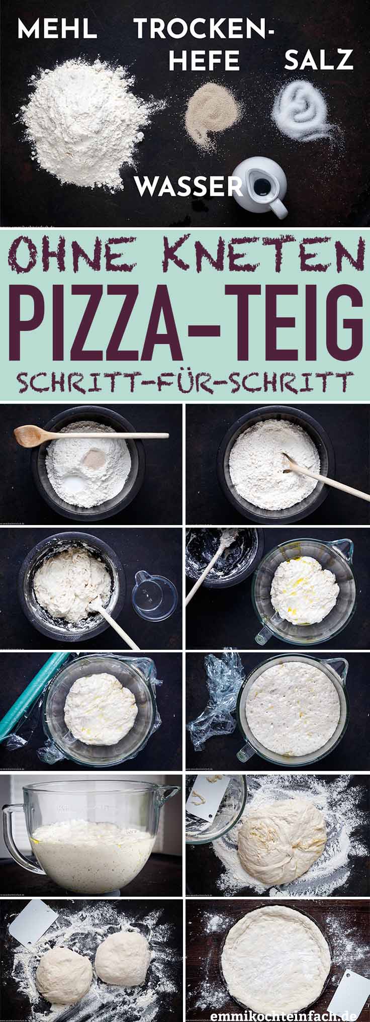 Einfacher amerikanischer Pizzateig ohne Kneten - www.qevorlanix.pro