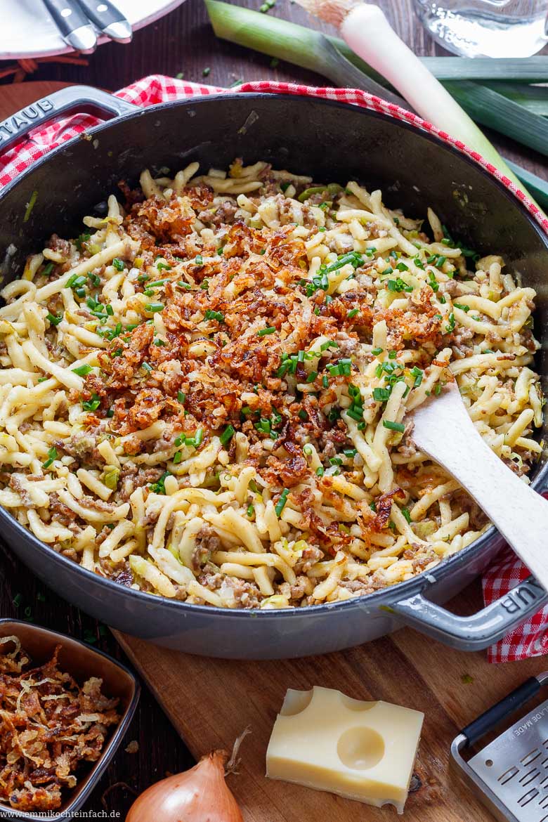 Schnelle Hackfleisch-Pfanne mit Spätzle - www.qevorlanix.pro