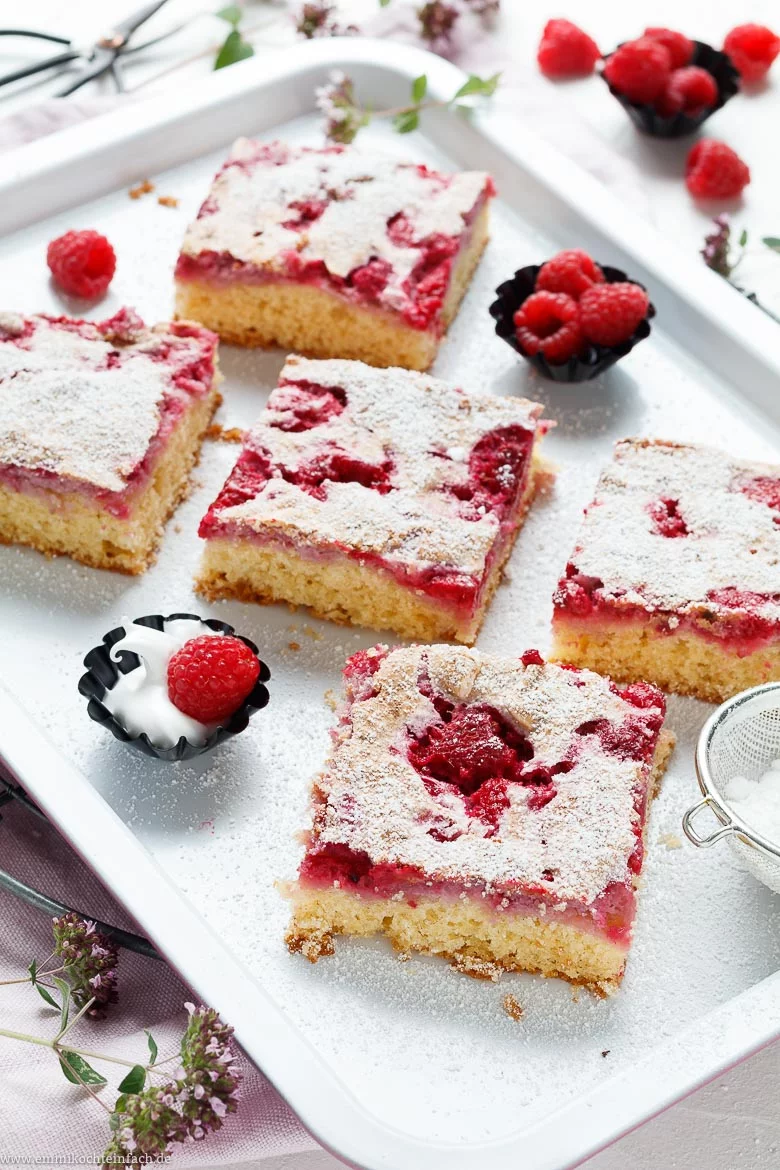 Saftiger Himbeerkuchen mit zarter Baiserhaube - www.qevorlanix.pro
