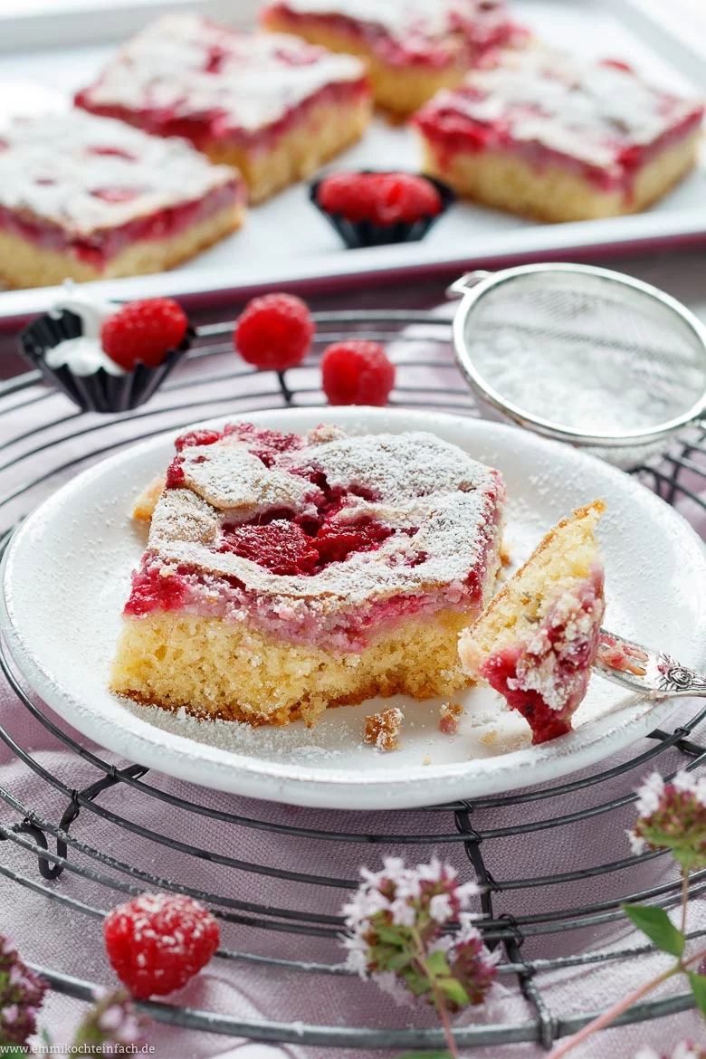 Saftiger Himbeerkuchen mit zarter Baiserhaube - www.qevorlanix.pro
