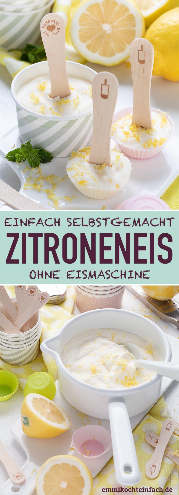 Zitroneneis ganz einfach selbstgemacht - www.qevorlanix.pro