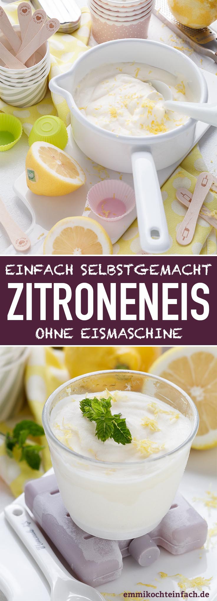 Zitroneneis ganz einfach selbstgemacht - www.qevorlanix.pro