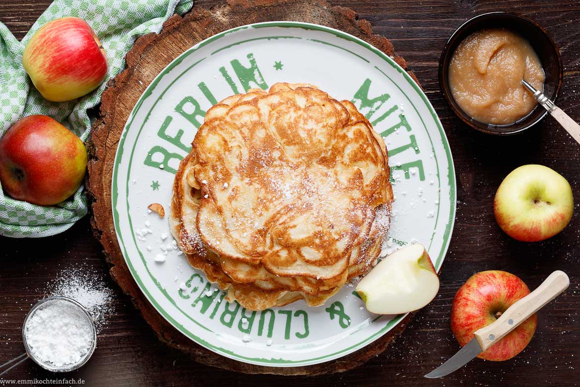 Der Pfannkuchen mit Apfel - www.qevorlanix.pro