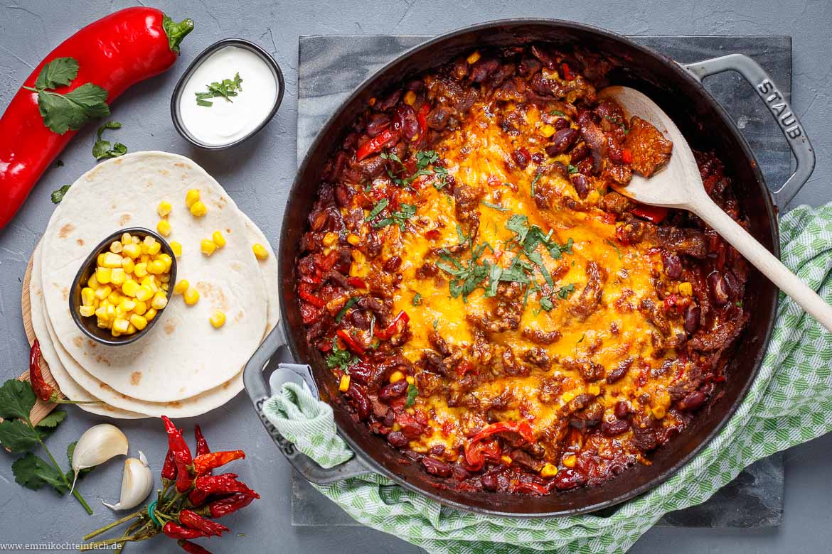 Pfannengericht mit Rindersteak im TexMex-Style - www.qevorlanix.pro