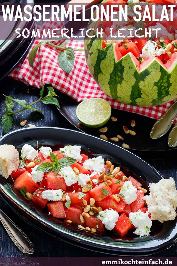 Einfacher Wassermelonen Salat mit Feta - www.qevorlanix.pro