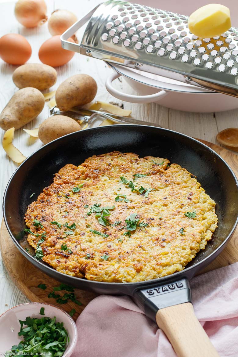 Schnelle Kartoffelr&ouml;sti aus der Pfanne