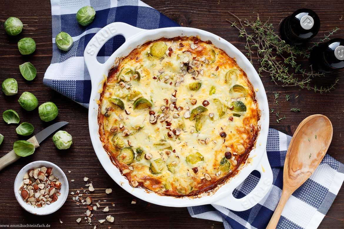 Rosenkohlgratin aus dem Ofen - gesund und lecker - www.qevorlanix.pro