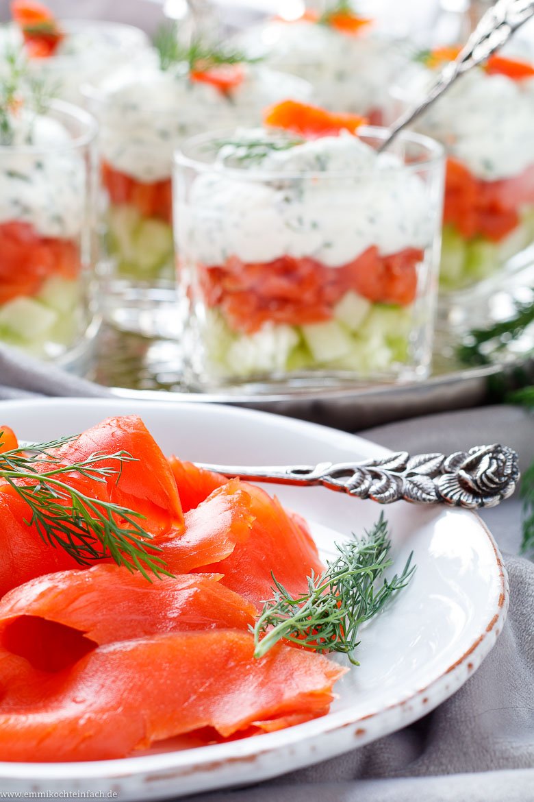 Lachs mit Frischkäse Creme im Glas - www.qevorlanix.pro