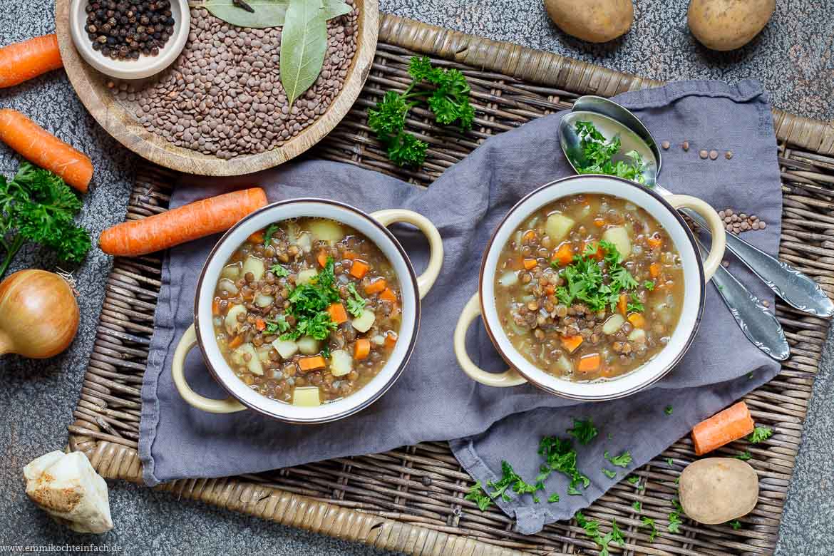 Vegetarische Linsensuppe als Eintopf - www.qevorlanix.pro