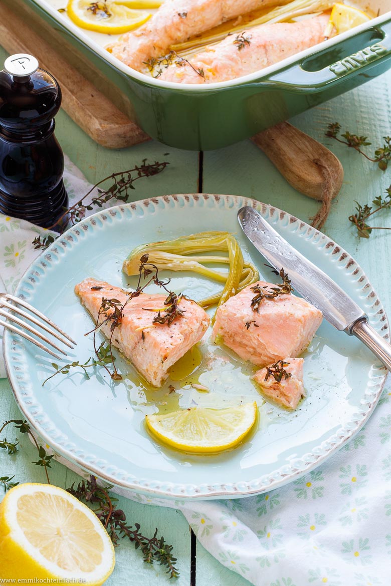 Zitronen Lachs im Ofen - www.qevorlanix.pro