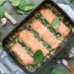 Einfacher Ofen Lachs auf Spinat - www.qevorlanix.pro