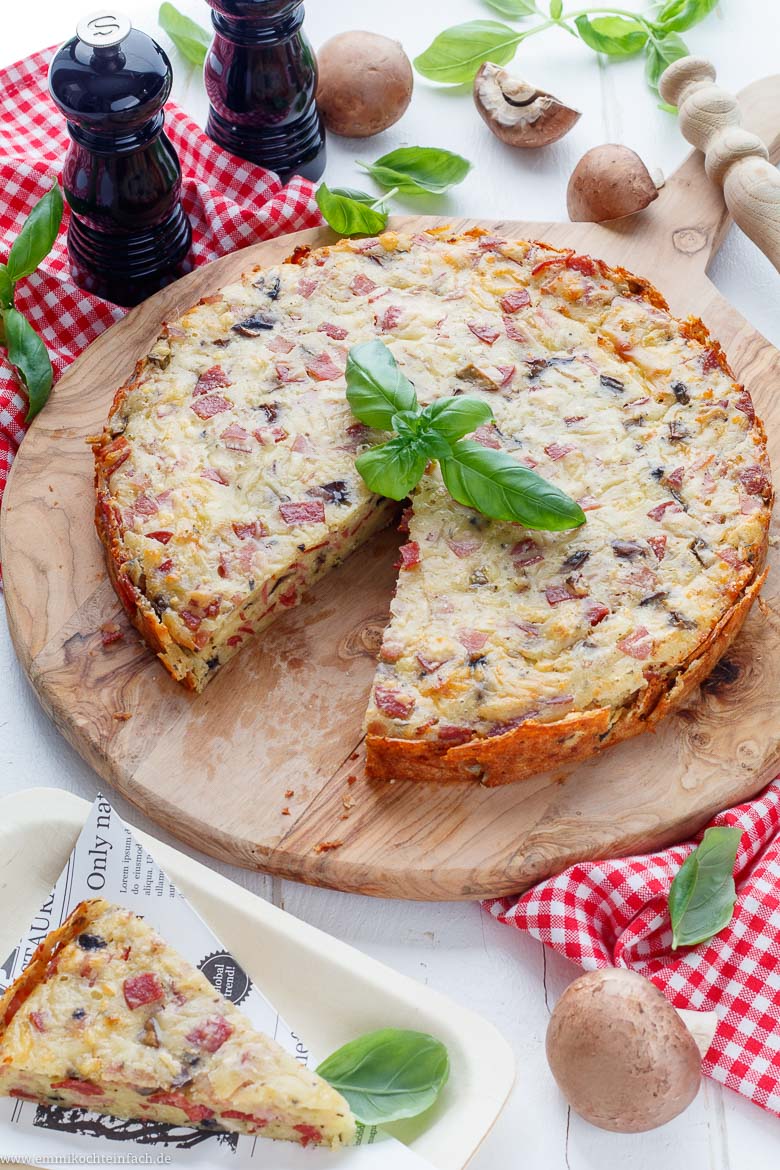 Einfacher Pizzakuchen - herzhaft lecker - www.qevorlanix.pro