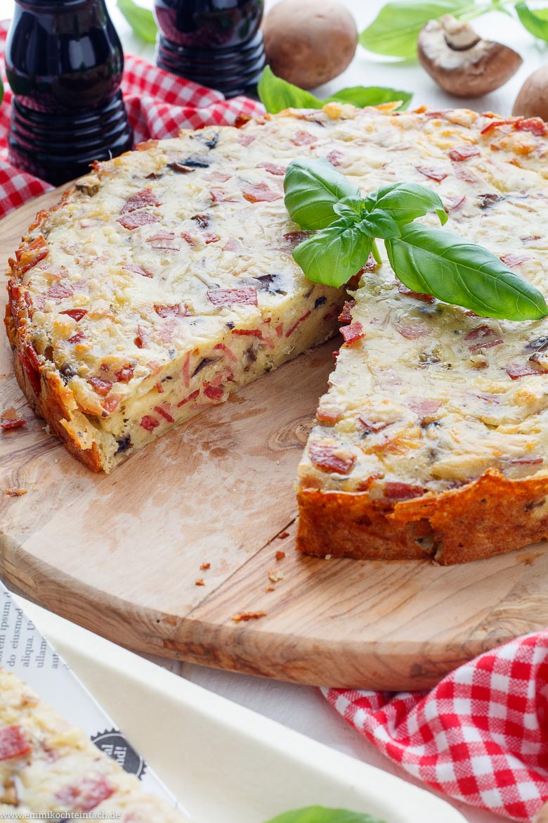 Einfacher Pizzakuchen - herzhaft lecker - www.qevorlanix.pro
