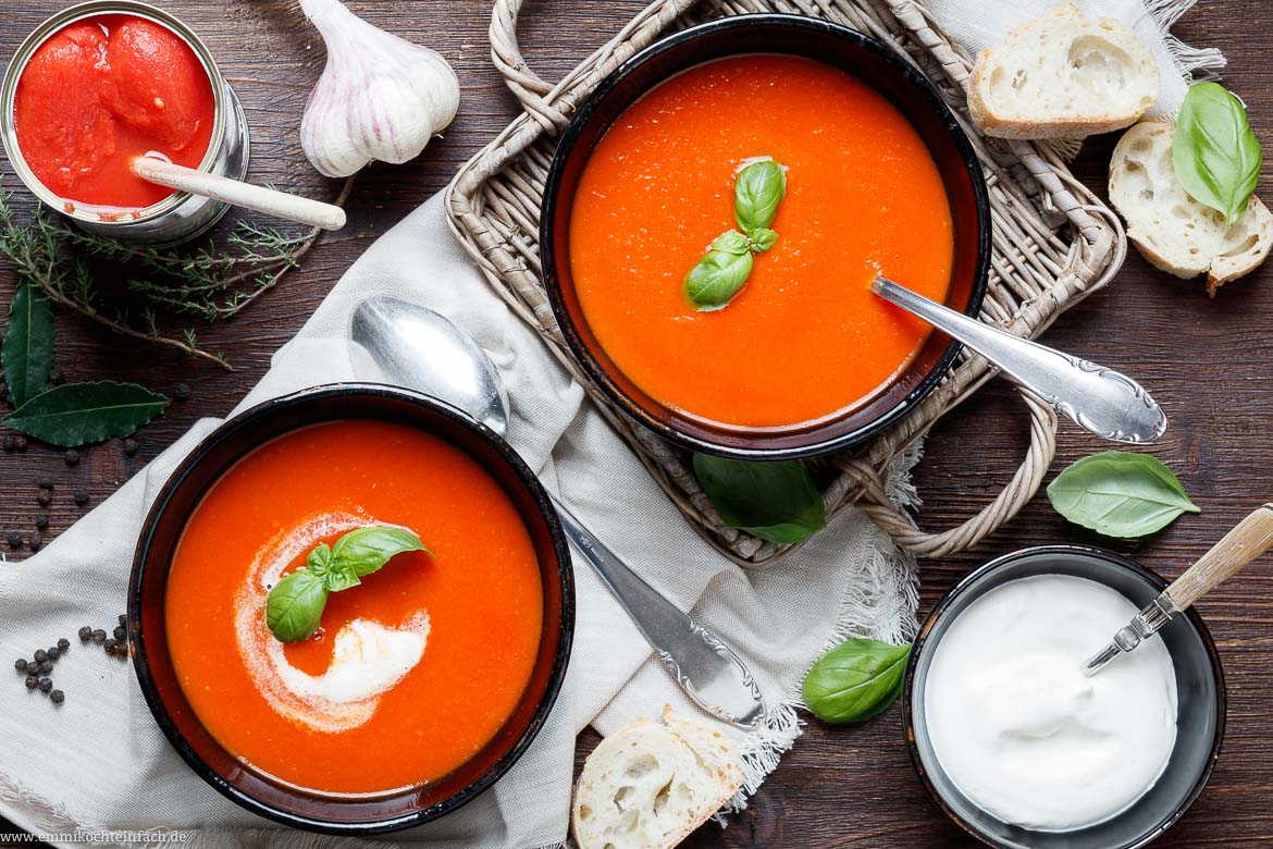 Einfache Tomatensuppe - www.qevorlanix.pro