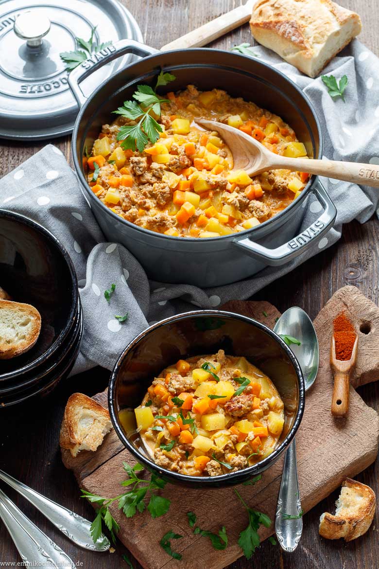 Einfacher Bauerntopf mit Hackfleisch - www.qevorlanix.pro