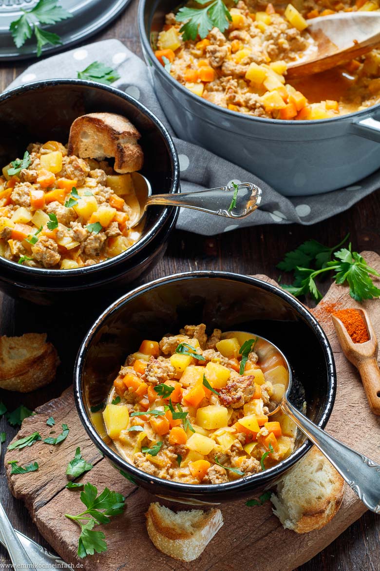 Einfacher Bauerntopf mit Hackfleisch - www.qevorlanix.pro