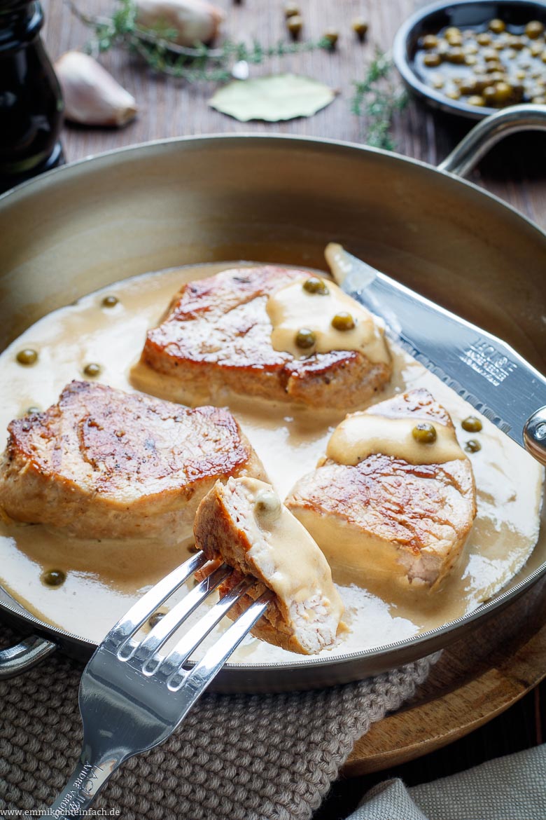 Schweinemedaillons mit Pfefferrahmsauce - www.qevorlanix.pro