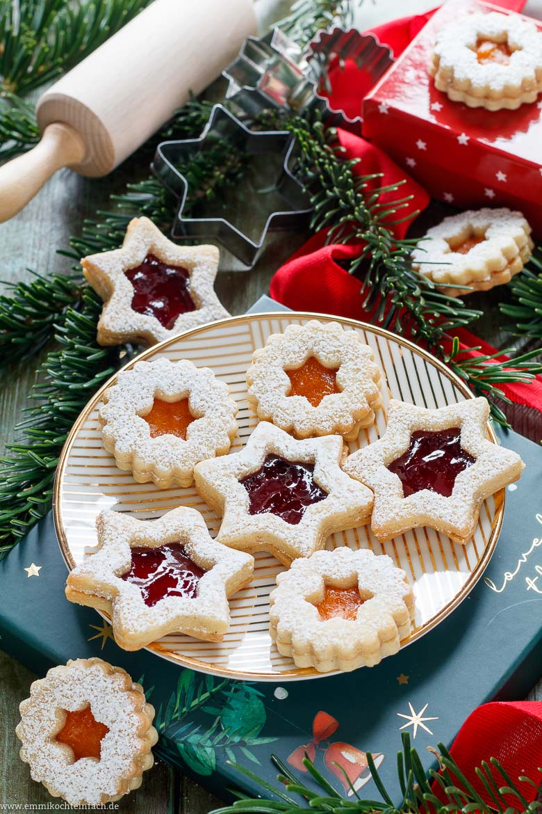 Spitzbuben Plätzchen ganz einfach