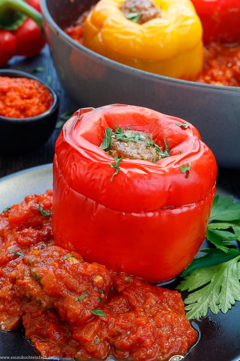 Gefüllte Paprika mit Hackfleisch - www.qevorlanix.pro