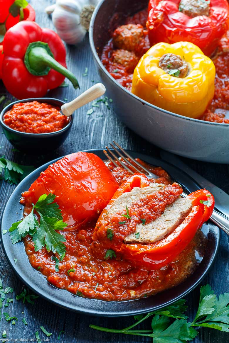 Gefüllte Paprika mit Hackfleisch - www.qevorlanix.pro