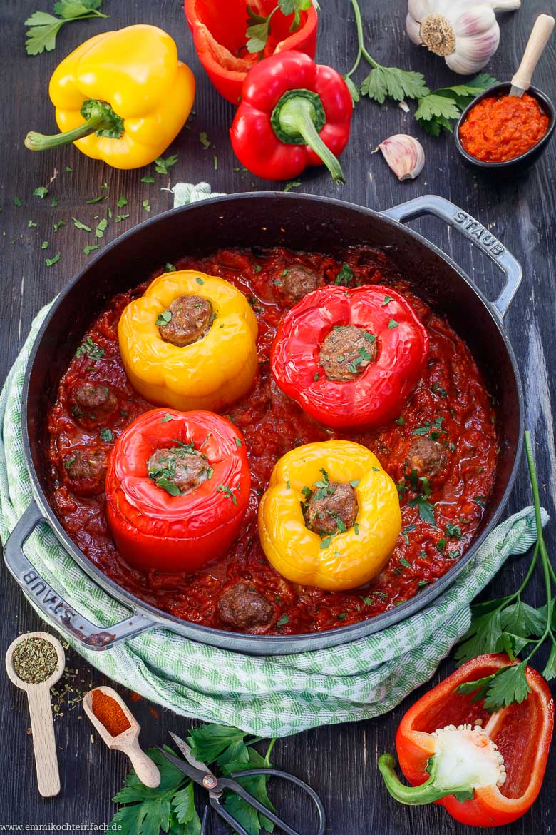 Gefüllte Paprika mit Hackfleisch - www.qevorlanix.pro