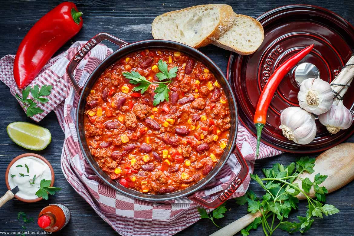 Das mexikanische Hackfleisch-Gericht Chilli - www.qevorlanix.pro