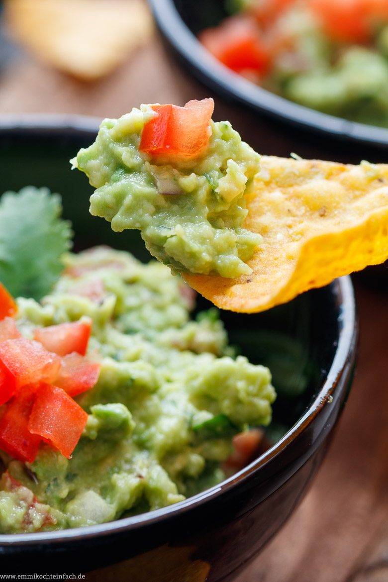 Der mexikanische Avocado-Dip Klassiker f&uuml;r Nachos und Tortilla-Chips