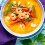 Rotes Thai Curry mit Garnelen Rezept