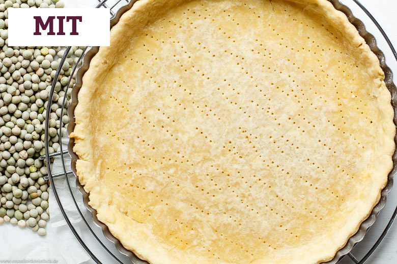 Quicheteig gebacken mit getrockneten Hülsenfrüchten - www.qevorlanix.pro
