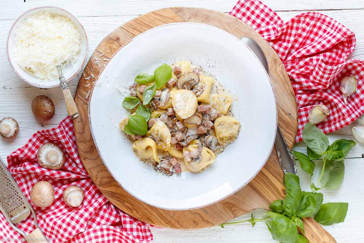 Rezept für Tortellini alla Panna