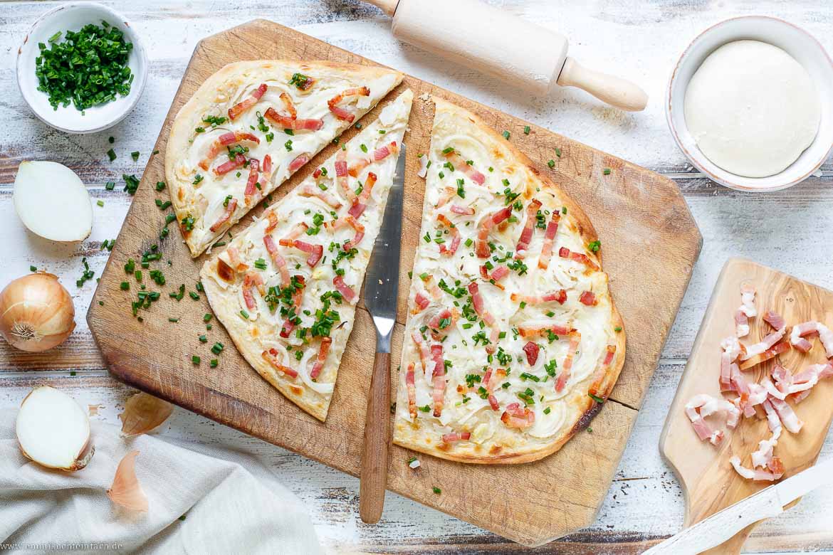 Flammkuchen Rezept - einfach selber machen