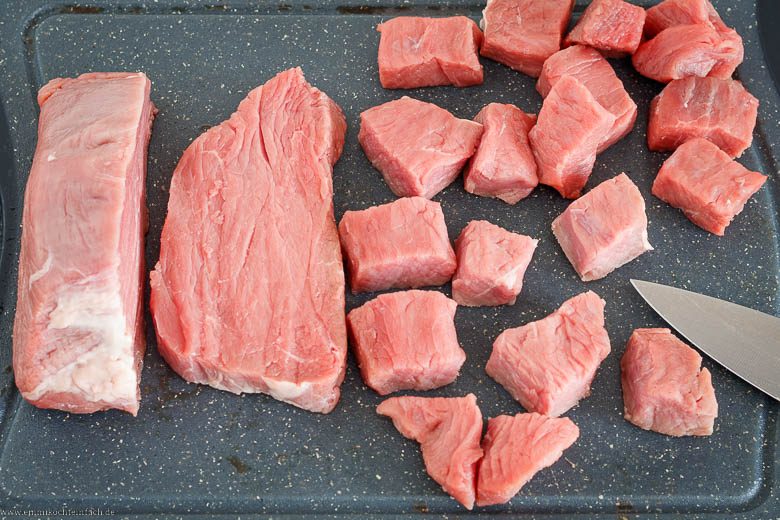 Filet vom Rindfleisch würfeln - www.qevorlanix.pro