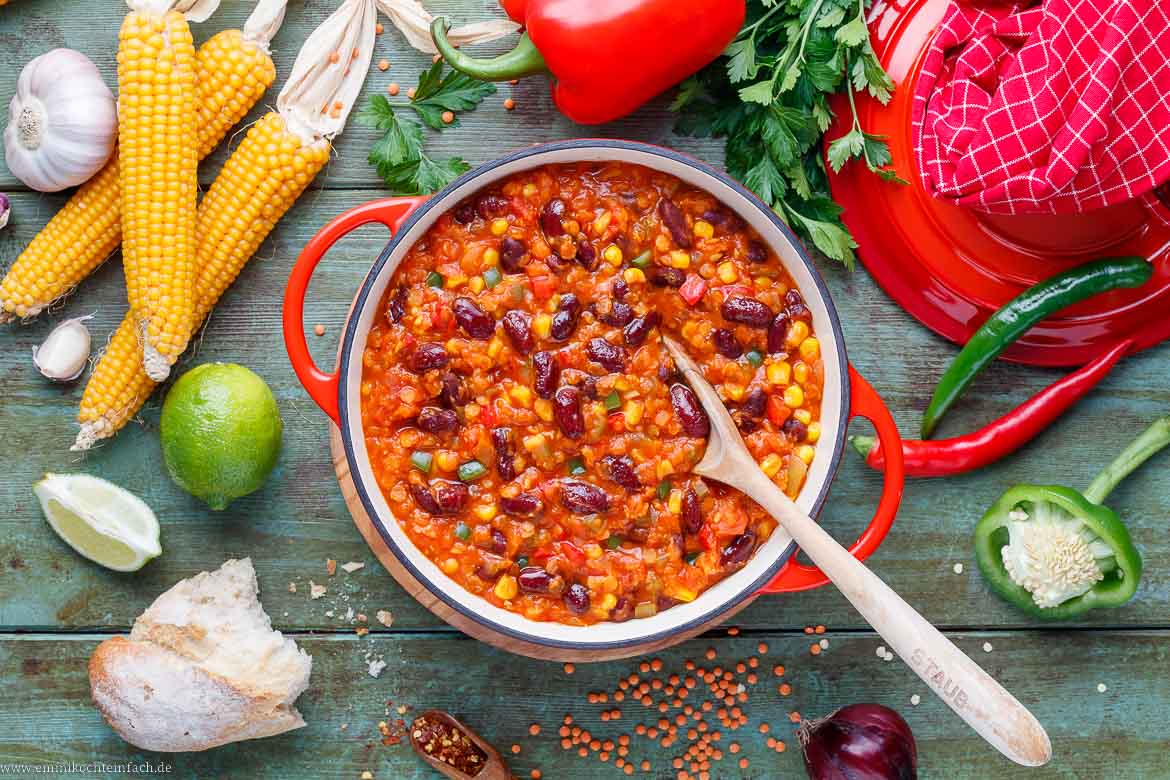 Chili sin Carne - schnell und einfach - www.qevorlanix.pro