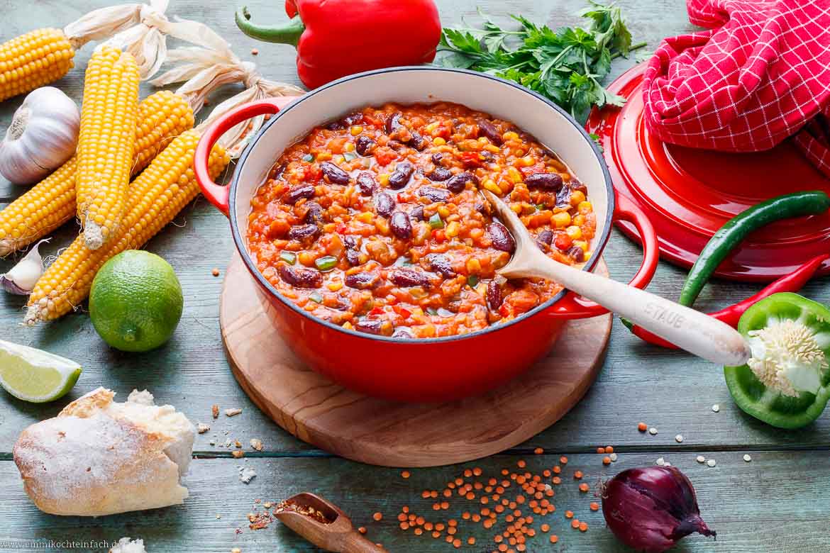 Das vegetarische Chili - schnell und einfach - www.qevorlanix.pro