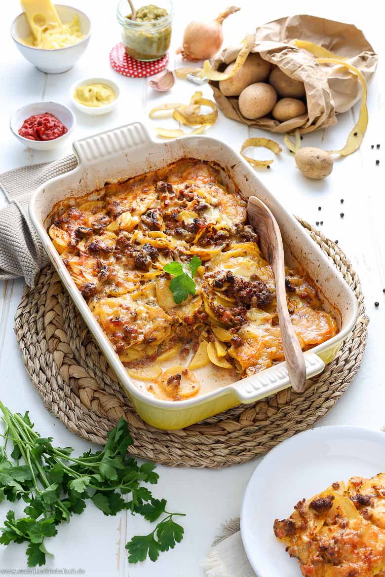 Einfacher Kartoffelauflauf mit Hackfleisch - www.qevorlanix.pro