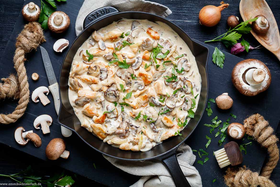 Hähnchen Geschnetzeltes mit Champignons - www.qevorlanix.pro