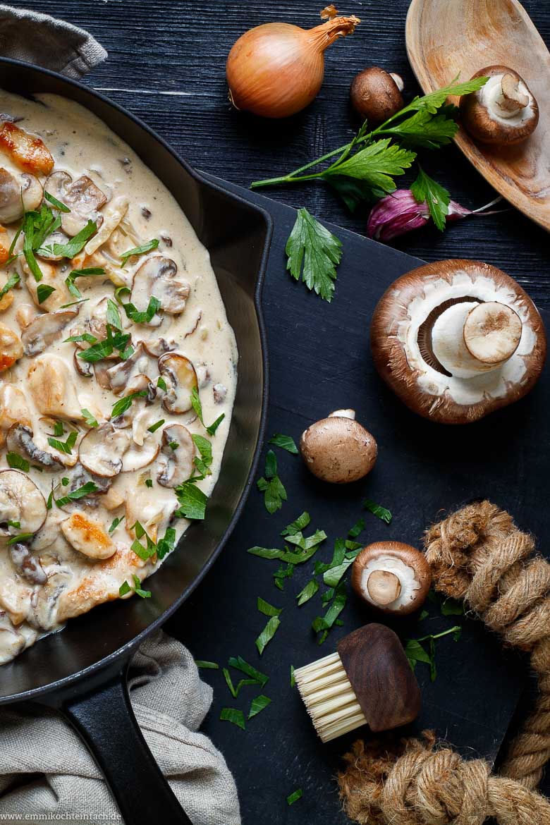 H&auml;hnchen Geschnetzeltes mit Pilzen - www.qevorlanix.pro