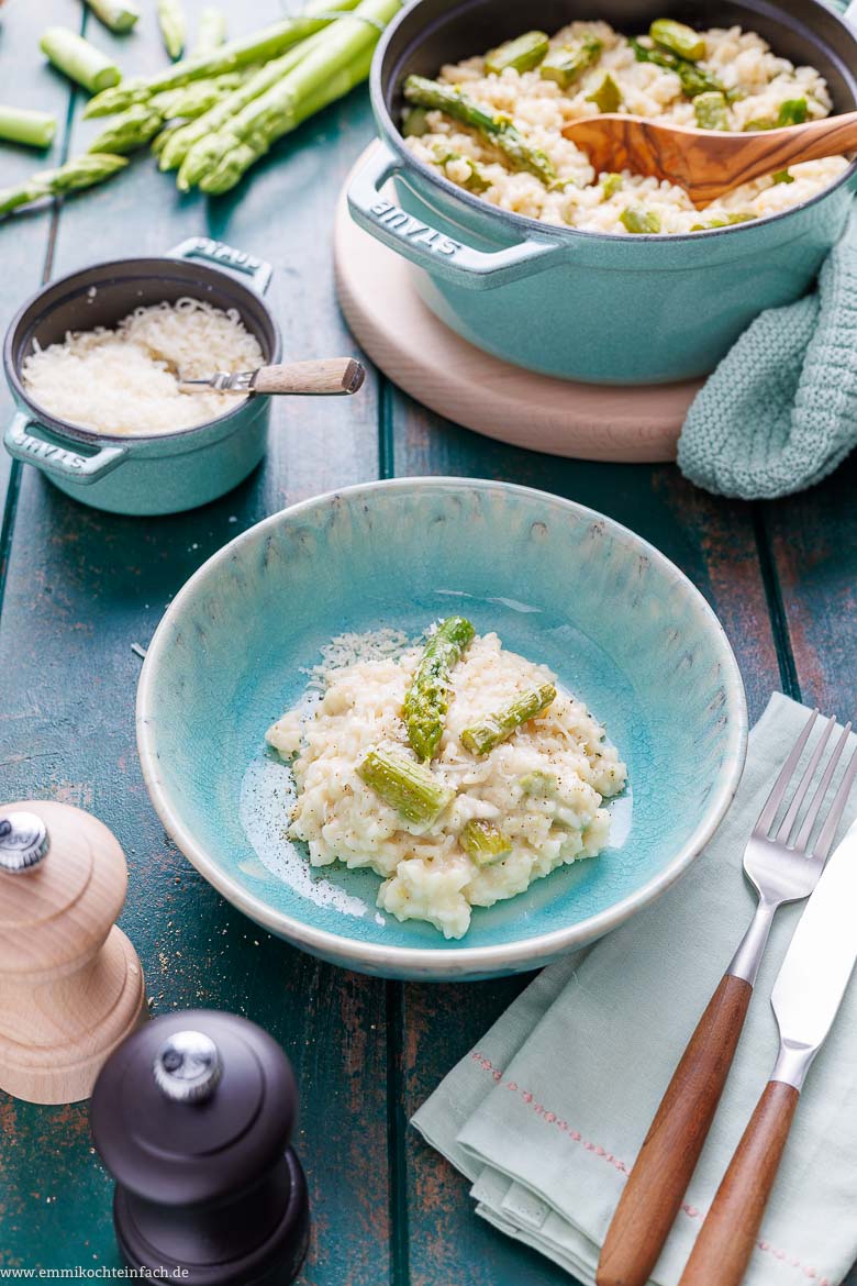 Spargelrisotto mit gr&uuml;nem Spargel - www.qevorlanix.pro