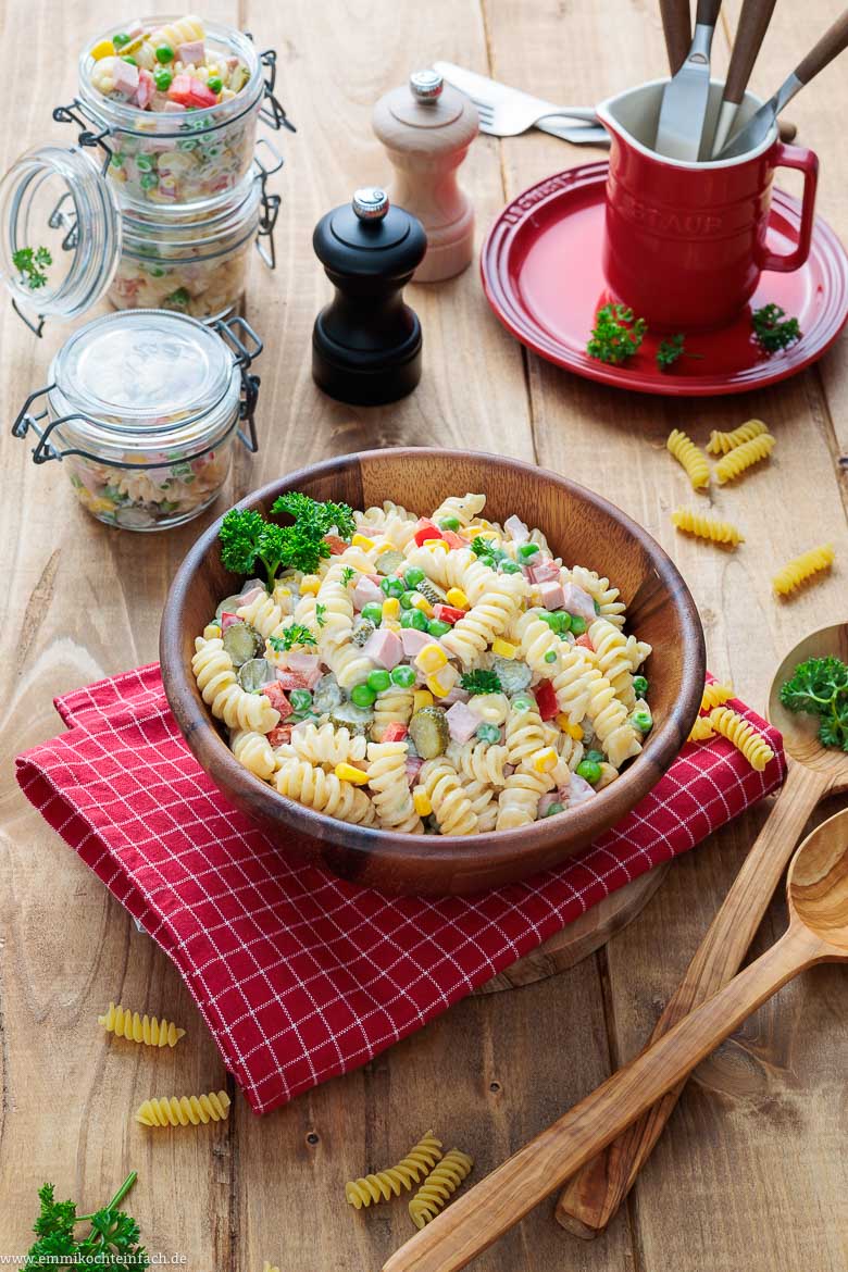 Zutaten f&uuml;r Nudelsalat