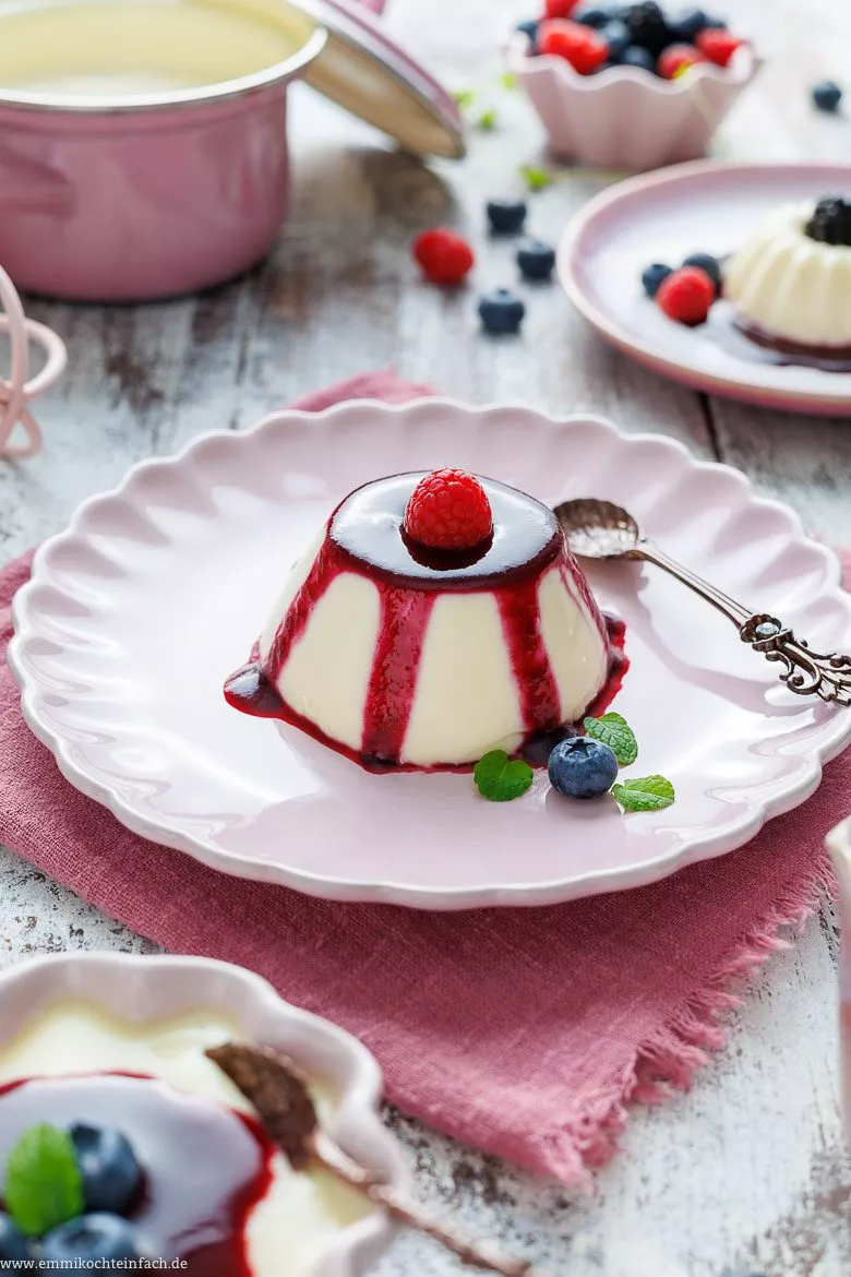 Zutaten für Panna Cotta